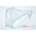 シームレスミッドウェストショーツ2枚セット（レース）