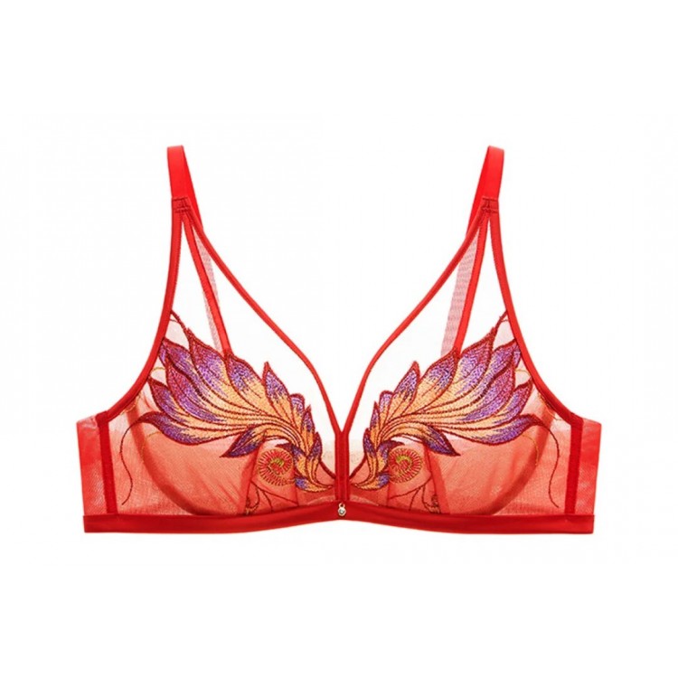 刺しゅうブラジャー(薄型)